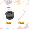 sourcing map 1PCS Guitar Knobs Metal, Volume Tone Control Dome