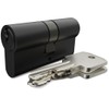 Sempro 35/35 Cylinder Lock 3 Keys Brass Black Tested According