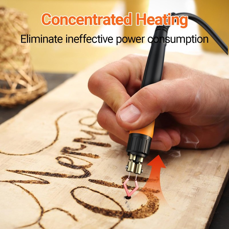 Preciva 935D Dual Pen Wood Burning Kit with Digital Display