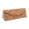 boshiho ECO-Friendly Natural Cork Sunglasses Box Foldable Triangle Sun Glasses