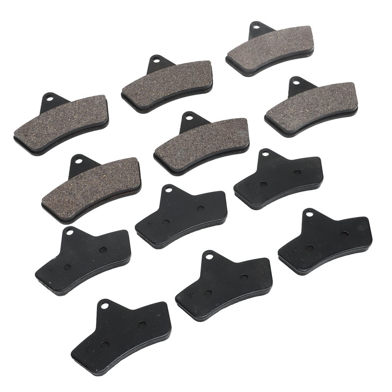 6PCS Brake Pads Low Noise Aging Resistant Consistent Braking Replacement