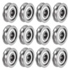 sourcing map U604ZZ Deep U Groove Ball Bearing 4 x