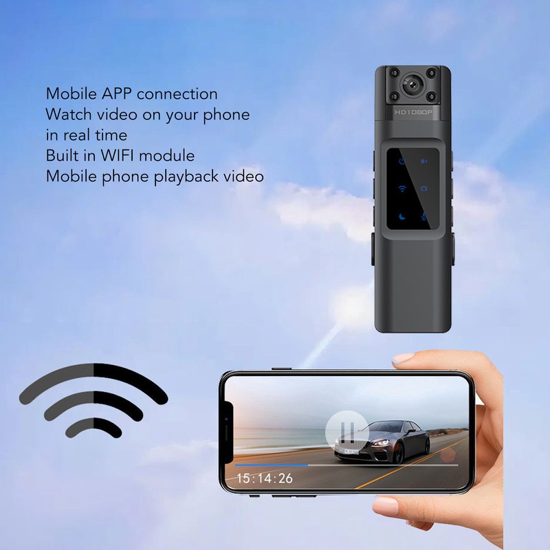 Portable Video Recorder Multifunctional 1080P HD Motion Detection Infrared Night