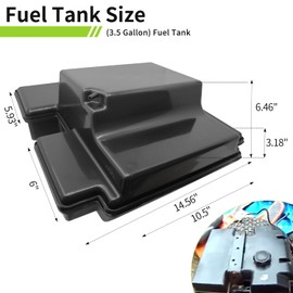 1pcs 3.5 Gallon Gas Fuel Tank 532157103 532153630 for Craftsman Husqvarna Lawn Mower Yard Garden Tractor