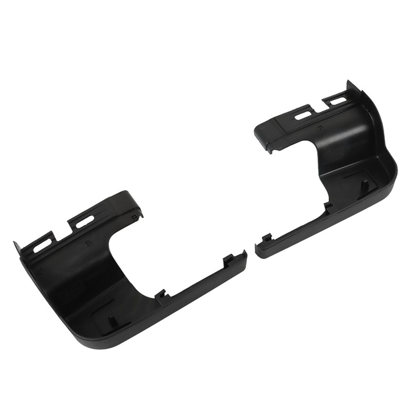 TJHSM Black Plastic Rear Bumper End Cap Step Pad Left
