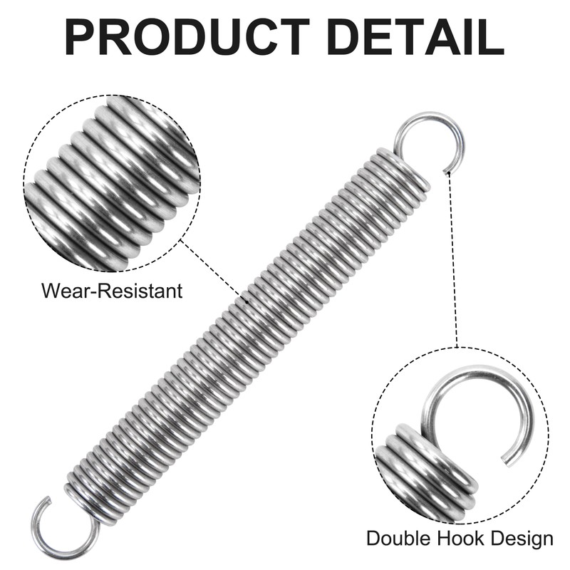 GUNGY Tension Springs with Hooks Stainless Steel Tension Spring Tension