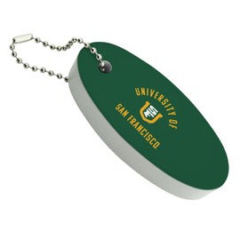 GRAPHICS & MORE University of San Francisco Dons Logo Floating Keychain Oval Foam Fishing Boat Buoy Key Float