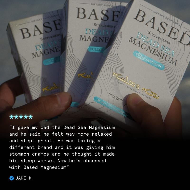 Dead Sea Magnesium – Fully Chelated, Lab-Tested | 60 Capsules