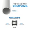 Fernco 1002-66RC Shielded PVC Pipe Coupling for Clay to Cast
