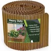 Corrugated Garden Edging,6"×20Ft Pre-Rusted Landscape Edging & Lawn Edging Border,Metal
