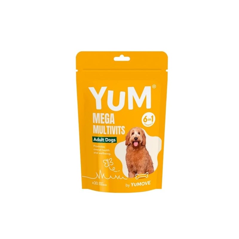 YUM Mega Multivits Adult Dogs 6 in 1 formula X