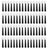 100Pcs Black White Small Eyeshadow Applicators Eye Shadow Sponge Applicator