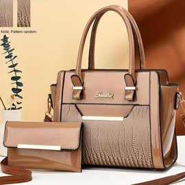 2025 New Crocodile Pattern Fashionable All-match Shoulder Bag | Small | Crossbody Bag Small Tote Bag - Color: Beige Color
