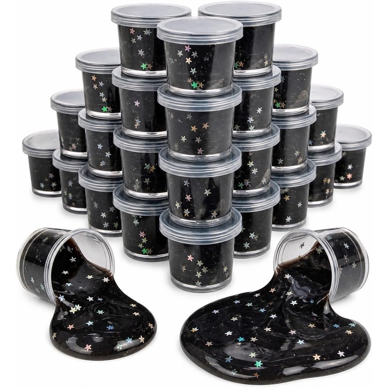 Black Nebula Galaxy Slime, recuerdos de fiesta de cumpleaños espaciales