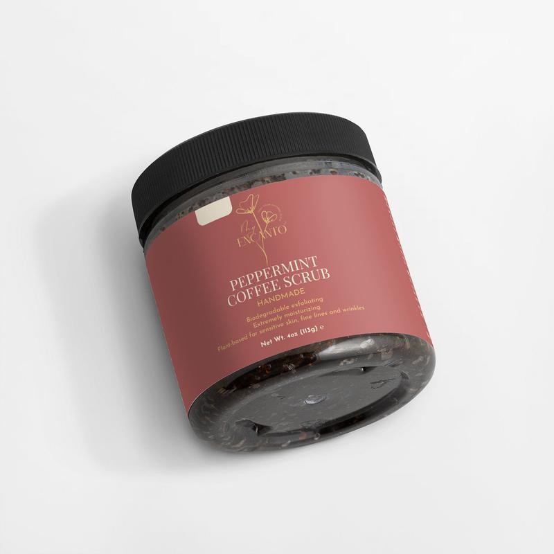 Peppermint Coffee Scrub – Natural Exfoliating Body & Face Scrub