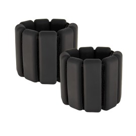 Adjustable Ankle Weights, Wrist & Ankle Weights for Home Gym, Use for Yoga, Dance, Pilates, Aerobics and Walking, pack of 2, 2Lbs, Black