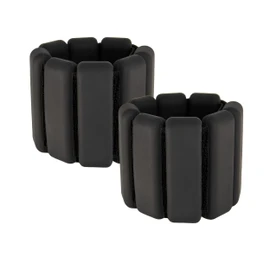 Adjustable Ankle Weights, Wrist & Ankle Weights for Home Gym, Use for Yoga, Dance, Pilates, Aerobics and Walking, pack of 2, 2Lbs, Black