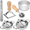 Ezydka Dumpling Maker Set 7Pcs Stainless Steel Dumpling Mould Dumpling