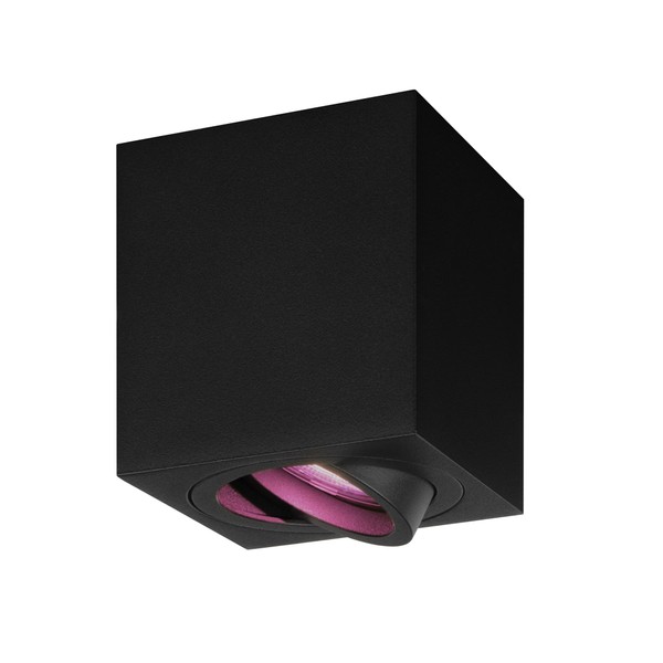 Ledvion - LED surface-mounted spotlights, square RGB, dimmable, 4.9 W,