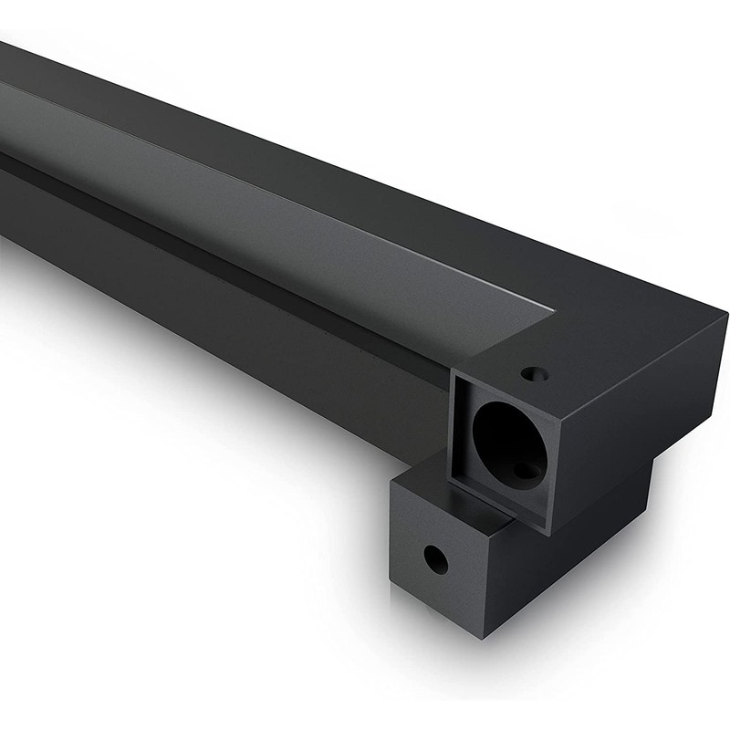 BARNSMITH 24" Barn Door Push Pull Hande,Square Commercial Door Handle,