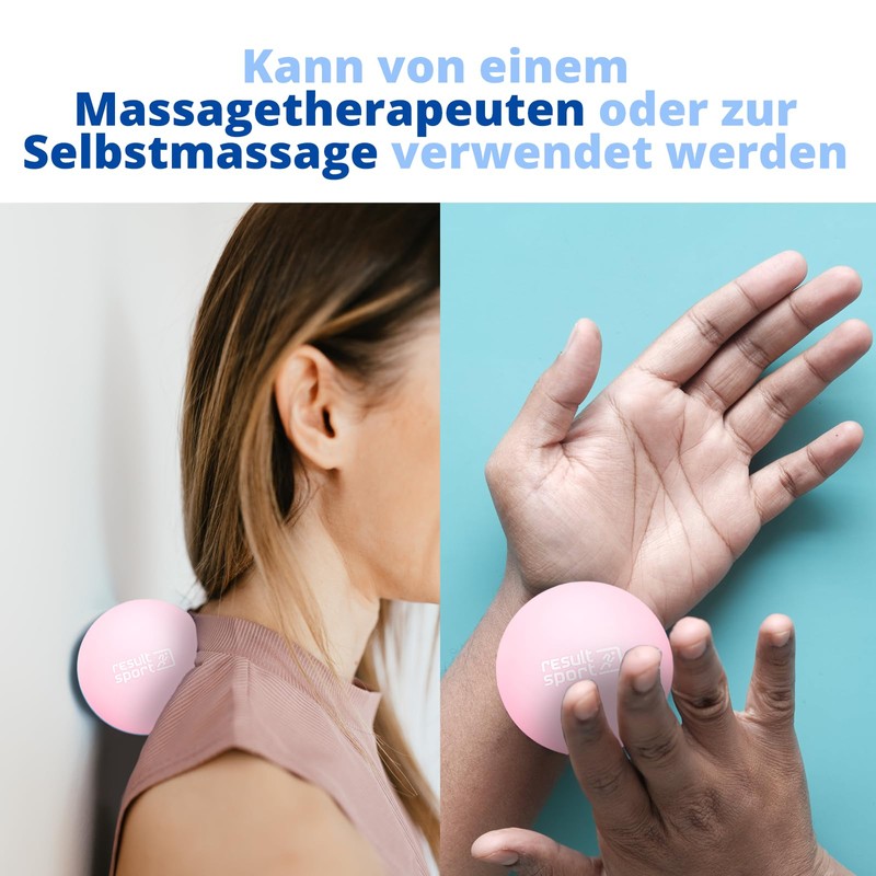 ResultSport Lacrosse Fascia Ball Massage Ball for Plantar Fasciitis, Foot