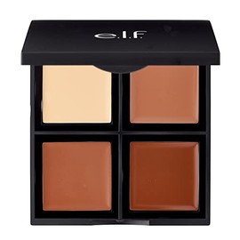 e.l.f. Paleta de contornos de cosméticos, cuatro tonos crema perfectamente contorneados y resaltan tus características.
