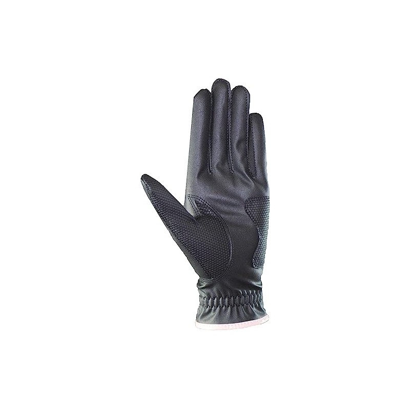 LEZAX NTGL-3655 Nicotera Women's Ambidextrous Black Medium Golf Glove