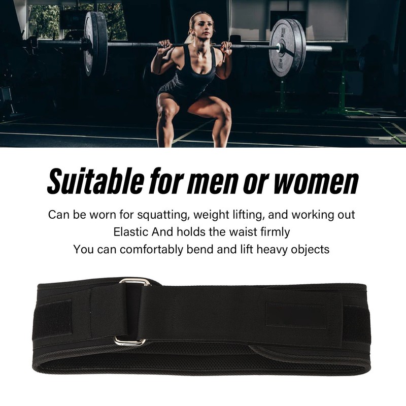 Fitness Lumbar Support Belt Adjustable Breathable Waist Protector Weightlifting Squatting