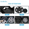 AutoBeeDen 4-Pack Hubcaps Wheel Covers Compatible with Ford Fusion 2010