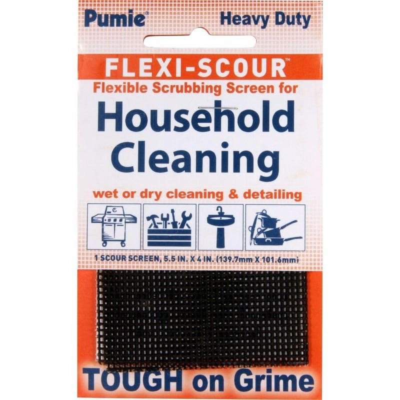 PUMIE Flexi-Scour, 5.5 x 4 Inch FLEX-12 C, Flexible Scrubbing
