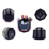 EXERZ Desk Organiser/Mesh Desk Tidy Caddy/Pencil Holder/Multifunctional 360 Rotating