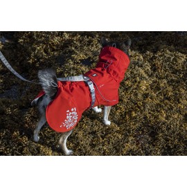 Hurtta Monsoon Coat Eco Waterproof Dog Coat, 8-inch, Rosehip