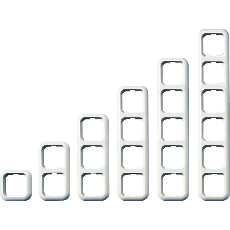 Opus Basic 560.020.27 Cover Frame, Double Shielding, Alpine White