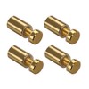 Sign Standoff 1/2" x 3/4", Solid Aluminum Sign Standoff Screws