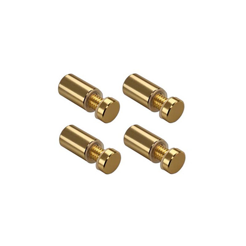Sign Standoff 1/2" x 3/4", Solid Aluminum Sign Standoff Screws