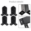 Crozgan 4pcs Deck Post Anchor Base Brackets Wood Fence Pergola