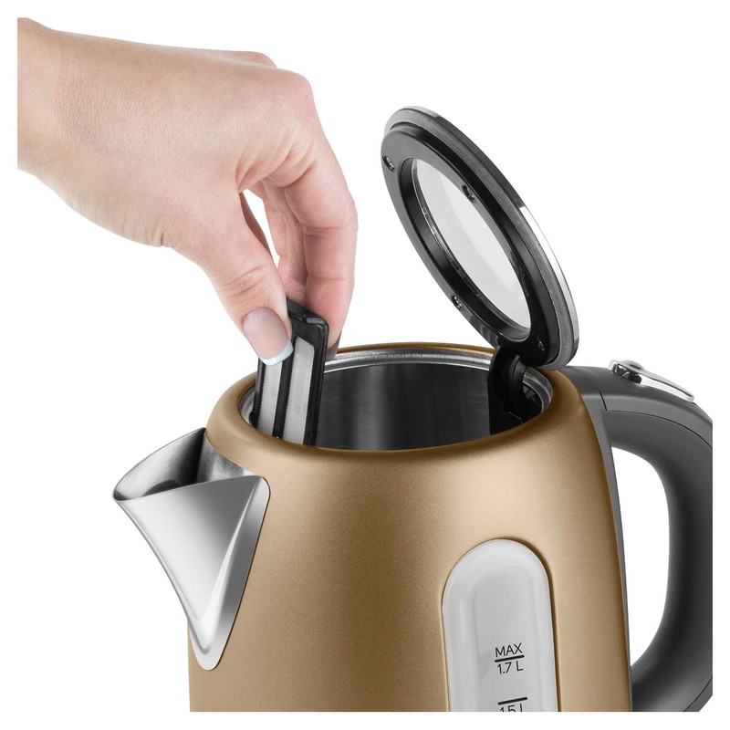 Sencor SWK1777CH 1.7L Stainless Steel Electric Kettle with Lid Safety