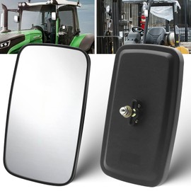 Xuzimaoyi Forklift Mirror, Universal Tractor Mirrors for Forklift Wide Angle Rearview Mirror for Truck Tractor Reaplacement (2)