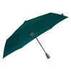 PERLETTI Green Men's Automatic Umbrella with Wooden Handle - Boys