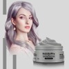 HaiolorPro Silver Grey Temporary Hair Colour Washable