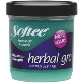 Herbal Gro Maximum Strength - Enhance & Nourish All Hair Types, 5 oz,(Softee Products) - 6 pieces