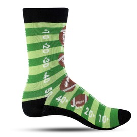 Luther Pike Seattle Funny Socks For men: Funky Mens Dress Socks, Crazy Socks, Fun Socks for April Fool day Gift