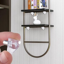 5 MM Shelf pegs Shelf Support Peg Cupboard Shelf pegs Kitchen Shelf pegs Support Cabinet Shelf Pins Clear Plastic Shelf pegs for Kitchen Furniture Book Shelves Shelf Holder Locking Pins(50 Pcs)