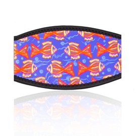 Diving Mask Slap Straps Cover Neoprene Creative Retro Swimming Goggles Glasses Strap Head Band Parts Accessories For Diving (cyberpunk fish)