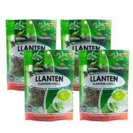 Hanan Plantain Leaf Tea (Llanten) (30 g) - Loose, Dried Llanten Plant Leaves from Peru
