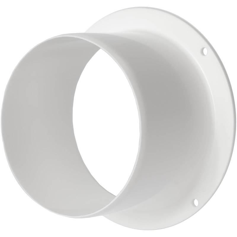 4" Inch / 100 mm Duct Connector Flange, Plastic Straight