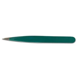 Perfect Beauty Green Pro Tweezers - Pointed Tip-made in Italy