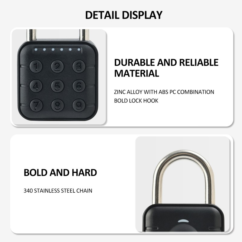 Smart Lock Smart Padlock Rugged and High quality Padlock for