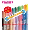 Mitsubishi Pencil PW100TPC12C Water-Based Pen, Pure Color, 12 Colors