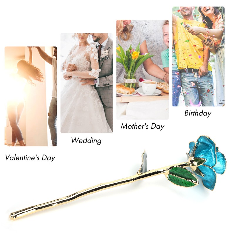 Gold Dipped Rose 24k Creative Girlfriends Wife Valentine's Day Gift